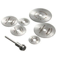 7pcs HSS Wood Circular Saw Blade Rotary Tool For Metal Cutter